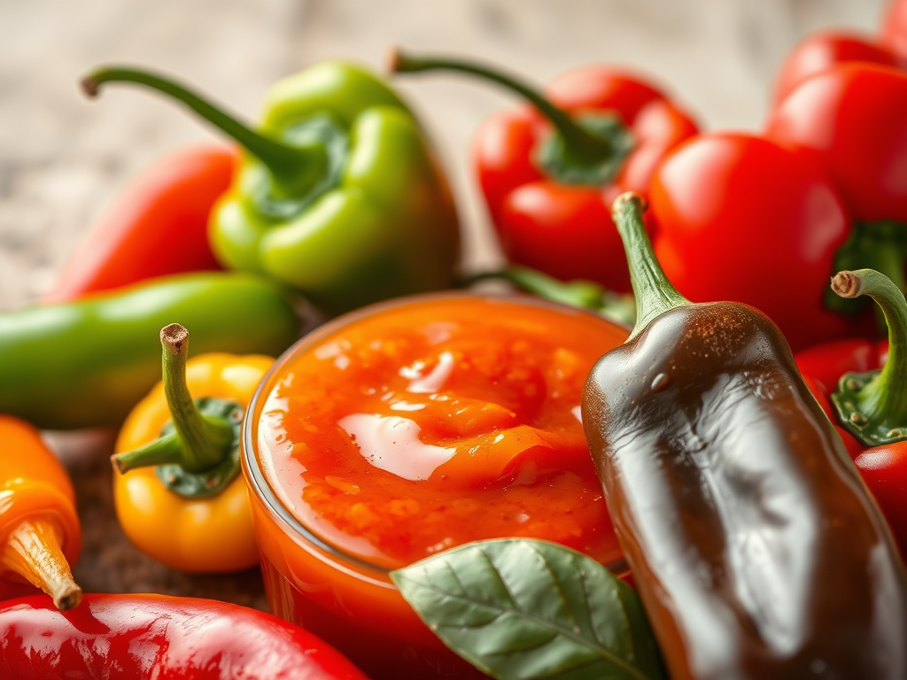 BrainBuzz hot sauce peppers